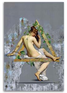 Obraz na plátne Žena v trojuholníku - Jose Luis Guerrero Rozmery: 40 x 60 cm
