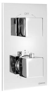 Sapho, LATUS podomietková sprchová termostatická batéria, box, 2 výstupy, chrómová, 1102-62