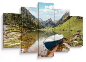 Obraz - Seealpsee, jazero Švajčiarska (150x105 cm)