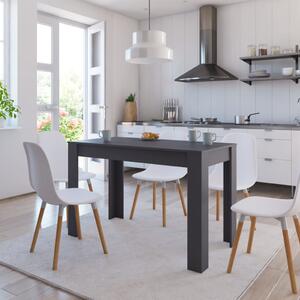 Jedálenský stôl sivý 120x60x76 cm drevotrieska