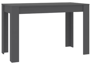 Jedálenský stôl sivý 120x60x76 cm drevotrieska