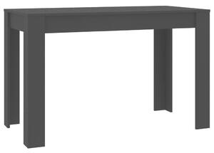 Jedálenský stôl čierny 120x60x76 cm drevotrieska
