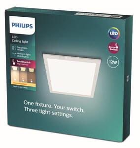 Philips 8719514326620 Super Slim panel CL560 stropné svietidlo LED 12W/1050lm 2700K biela SceneSwitch