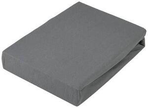 NAPÍN. PLACHTA NA TOPPER, džersej, antracitová, 140/220 cm Novel - Obliečky & plachty