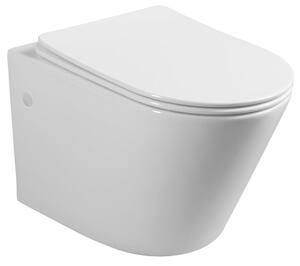 Sapho, PACO závesná WC misa, Rimless, 36x53 cm, biela