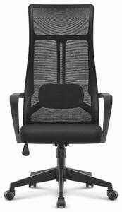 PreHouse Ergonomická otočná kancelárska stolička Hell's Chair HC- 1025 Black FABRIC