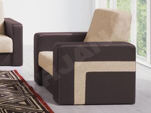 Mirjan24 Kreslo Alaska, Dostupné poťahy: ekokoža Soft 066 + Lawa 01 5902928045437