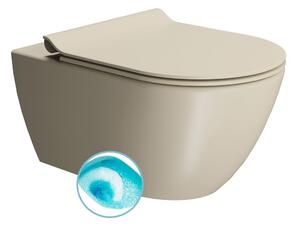 GSI GSI, PURA závesná WC misa, Swirlflush, 36x55cm, creta dual-mat, 881508