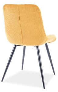 Jedálenska stolička DEJNA - žltá