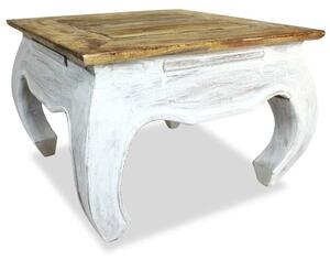 Príručný stolík z masívneho recyklovaného dreva 50x50x35 cm