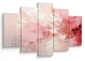 Obraz - Ružový abstrakt (150x105 cm)