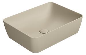 GSI, SAND keramické umývadlo na dosku 50x38 cm, creta mat, 903708