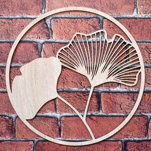 DUBLEZ | 3-dielna drevená dekorácia - Ginkgo
