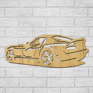 DUBLEZ | Drevená dekorácia na stenu - Auto Dodge Viper