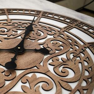 DUBLEZ | Nástenné vintage hodiny z dreva - Majestique
