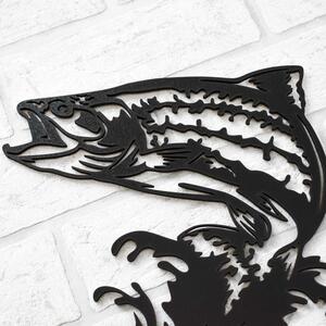 DUBLEZ | Darček pre rybára - Drevený obraz ryby - Pstruh