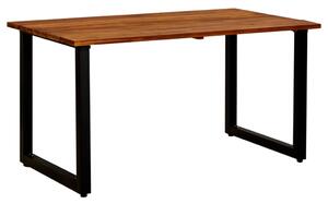 Záhradný stôl s nohami v tvare U 140x80x75 cm akáciový masív