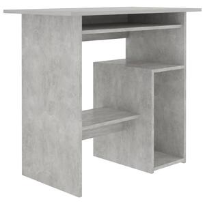 Písací stôl, betónovo sivý 80x45x74 cm, drevotrieska