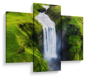 Obraz - Vodopád Skogafoss (90x60 cm)