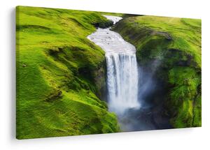 Obraz - Vodopád Skogafoss (90x60 cm)