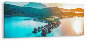 Obraz - Bora Bora (120x50 cm)