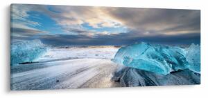 Obraz - Diamantová pláž (120x50 cm)