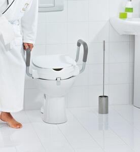 Ridder, WC sedátko zvýšené 10cm, s madlami, biele, A0072001