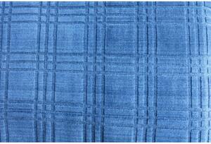 Geometrický modrý koberec Handloom 434 Blau 2,00 x 2,90 m