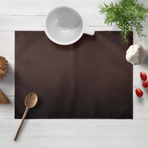 Biante Saténové prestieranie na stôl polyesterový Satén LUX-042 Čokoládovo hnedé 30x40 cm