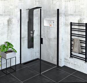 Polysan ZOOM LINE BLACK obdĺžnikový sprchovací kút 900x1000mm L/P varianta