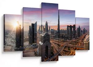 Obraz - Panorama Dubaja (150x105 cm)