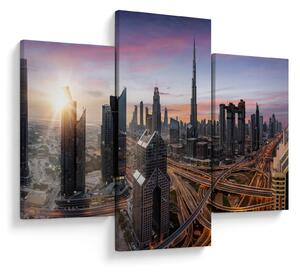Obraz - Panorama Dubaja (90x60 cm)