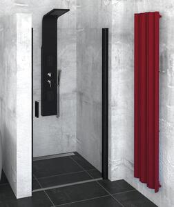 Polysan, ZOOM LINE BLACK sprchové dvere 900mm, číre sklo, ZL1290B