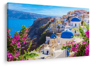 Obraz - Santorini, Grécko (90x60 cm)