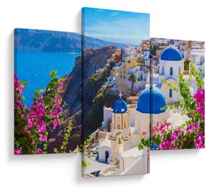 Obraz - Santorini, Grécko (90x60 cm)