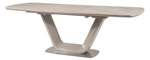 Rozkladací jedálenský stôl 160-220 cm Amanda (sivá + sivá) (pre 8 a viac osôb). Vlastná spoľahlivá doprava až k Vám domov. 1049884
