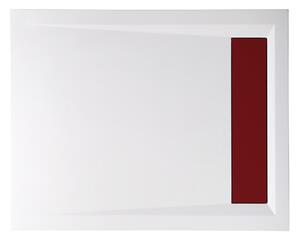 Polysan VARESA sprchová vanička z liateho mramoru so záklopom, obdĺžnik 110x90cm, biela
