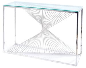 Konferenčný stolík Freddie (sklo + chrómová). Vlastná spoľahlivá doprava až k Vám domov. 1050154