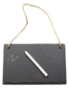 TABUĽA NA PÍSANIE KRIEDOU, kameň, 10/15 cm Ambia Home - Korkové nástenky & magnetické tabule