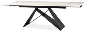 Rozkladací jedálenský stôl 160-240 cm Wallace (čierna) (pre 6 až 8 osôb). Vlastná spoľahlivá doprava až k Vám domov. 1050962