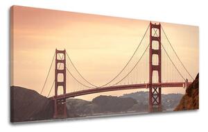 Obraz na stenu Panoráma MESTO / SAN FRANCISCO (moderné obrazy na plátne)