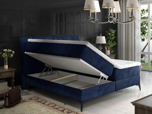 Manželská posteľ Boxspring 140 cm Alberto (tmavoružová) (s matracmi). Vlastná spoľahlivá doprava až k Vám domov. 1027350