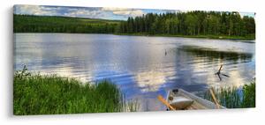 Obraz - Malebná dedina (120x50 cm)