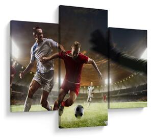 Obraz - Futbalisti v akcii (90x60 cm)