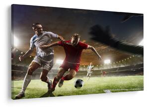 Obraz - Futbalisti v akcii (90x60 cm)