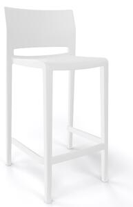 GABER - Barová stolička BAKHITA nízka, biela