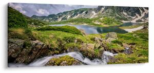 Obraz - Pohľad na horu Rila (120x50 cm)