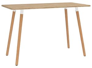 Jedálenský stôl 120x60x75 cm, kov
