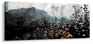 Obraz - Ilustrácie divokých kvetov (120x50 cm)