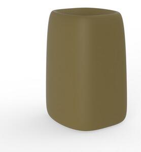 VONDOM - Kvetináč ORGANIC Cuadrada Alta 31x34x47 - khaki